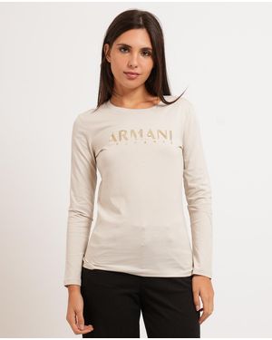 ARMANI EXCHANGE T-Shirts And Polos - Natural