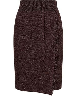 Akep Skirt Knitted Wallet - Brown