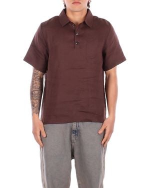 Alpha Studio Polo Au5374B 1009 Polo M\M Chocolate - Red