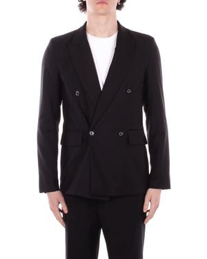 John Richmond John Richmond Hombre Chaqueta Ump26043Gchb Negro Krylara Negro - Azul