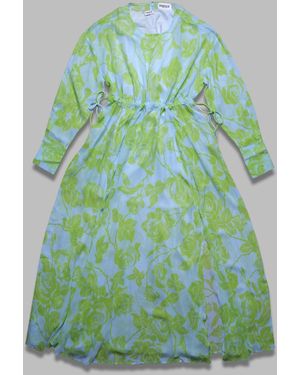 Essentiel Antwerp Hardware Brede Maxi Jurk - Groen