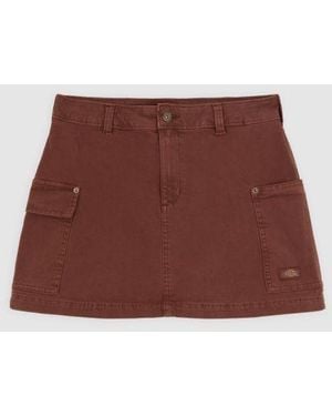Dickies Skirts River Ranch Mini Skirt - Red