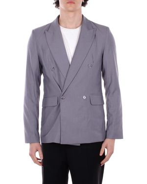 John Richmond John Richmond Hombre Chaqueta Ump26043Gchb Chaqueta Gris Krylara Gris - Azul