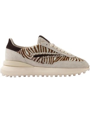 Date W431-At-An-Zb Datum Frauen Suede - Braun