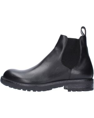 JP/DAVID Leather Chelsea Ankle Boots - Black