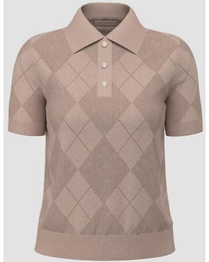 Guess Three-Button Polo - Natural