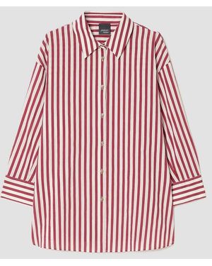 Persona Camisa Rayada De Bourdeaux - Rojo