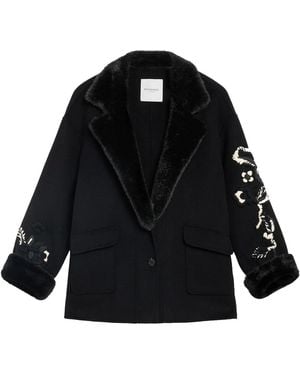 ERMANNO FIRENZE Coats - Black