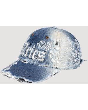 Aries Destroyed Lace Cap - Blue