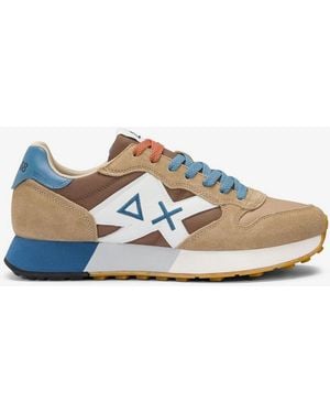 Sun 68 Shoe Bicolor - Blue