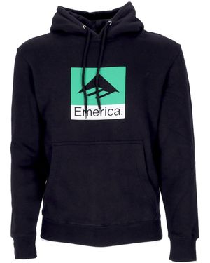 Emerica Herren Classic Combo Hoodie Schwarz - Blau