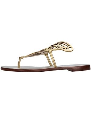 Sophia Webster Sandales Or - Neutre