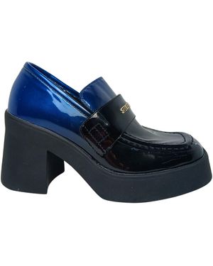 Steve Madden Schuhe Fur Damen Moccasin Utmost-Sm Schwarz/Blau