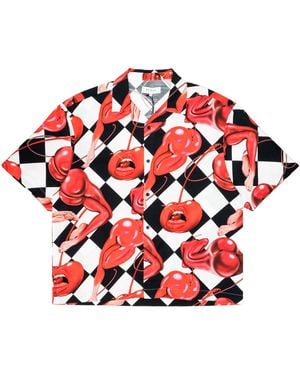 Edwin Camisa En Hombres Miki Kim Cherry - Rojo