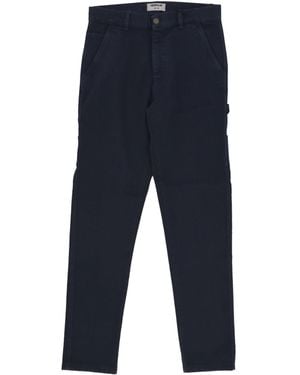 Caterpillar Herren Lang Hosen Maler Pant Blau Nacht