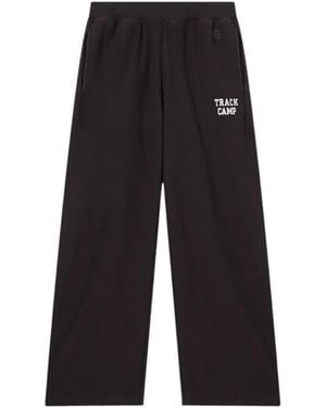 Champion Archive Pantalones De Algodon Pantalones Rectos - Blanco