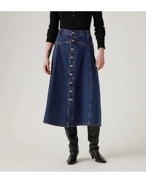 Levi's Vrouwelijke Rokken Levis 003Nn 0002 Een Beetje Rond - Blauw