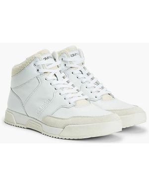 Calvin Klein High Neck Shoes - White