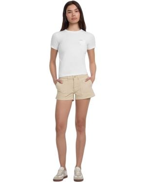 Guess Pantalones Cortos Para Mujer Utilidad - Blanco