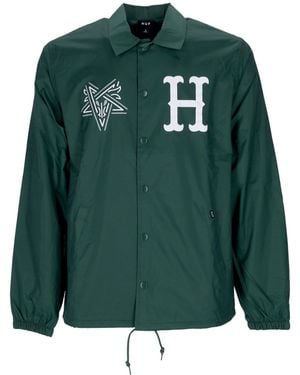 Huf Coach Jacket Split Coaches Jacket X Thrasher Forest - Green