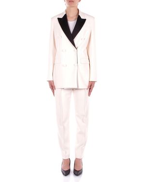 Liu Jo Pants Ca5076T2527 X0659 Champagne Cigarette Pants - White