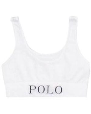 Ralph Lauren Top 4P0299 192 Scoop Tank - White