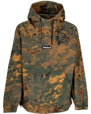 Timberland Aop Jacket Removable Windbreaker - Green