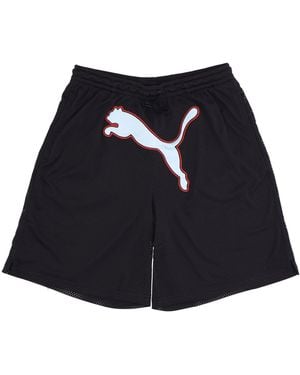 PUMA Short De Basket Short De Basket Femme X Dua Lipa Noir - Bleu