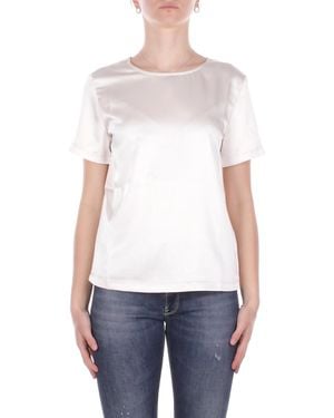 Max Mara Vrouw Blusa 2615941011600 001 Wkd Gebied Ecru - Wit