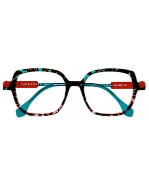 Face A Face Eyeglasses Kyoto3-6200 - Blue