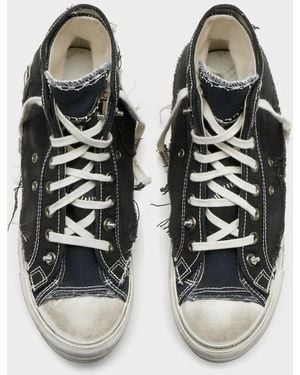 Maison Margiela Sprinters Sneakers Uomo Bianche E Grigie - Black