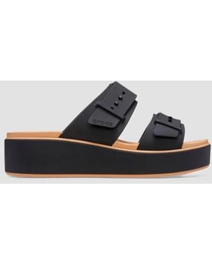 Crocs™ Sandal Brooklyn Bckle Matte Wrap Low - Brown