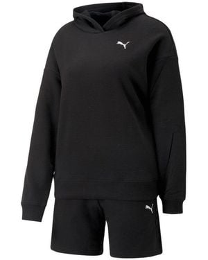 PUMA Chandal Completo Para Mujer Loungewear Traje Corto Negro