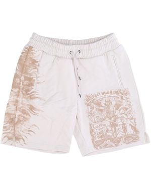IHS Tracksuit Shorts Respect Your Demon Short - Natural