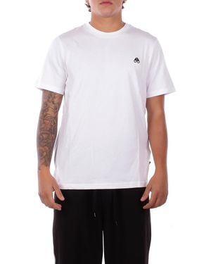 Moose Knuckles Camiseta Y Polo Bianco - Blanco