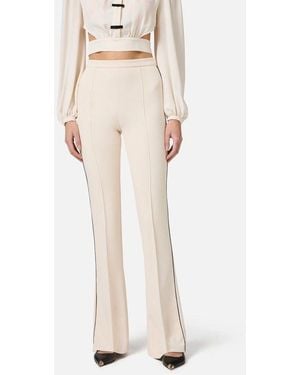Elisabetta Franchi Pants Pa08451E2 E84 - Natural