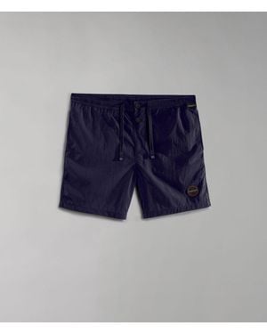 Napapijri Badeanzug Meer Und Pool Mann V-Plata - Blau
