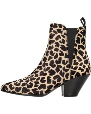 Roberto Festa Bottes Brunes - Noir