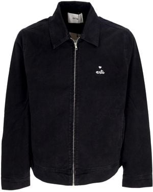 Arte' Jacket Jeans Heart Logo Jacket - Black