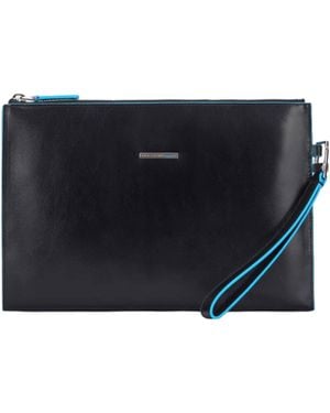 Piquadro Herren Subtle Pouch Ac5099B2-N Schwarz - Blau