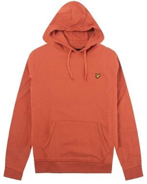 LYLE AND SCOTT 1874 Vrouwen Ml1139V Geborsteld Achter Hoodie W701 Overwinning Oranje