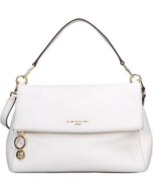 Nannini Bolsas. Crema - Blanco