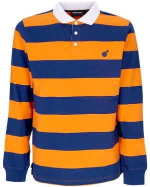 The Hundreds Pacific Polo De Manga Larga Para Hombre/S Rugby - Naranja