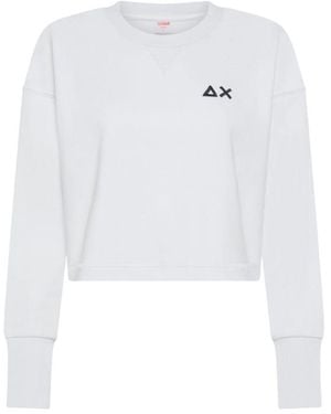 Sun 68 Sudadera De Crema Batida F34208 - Blanco