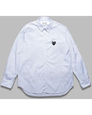 COMME DES GARÇONS PLAY T-Shirt Emblem Woven - White