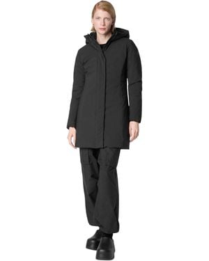 Save The Duck Mantel Mit Kapuze Frau D45430W-Matt21-111 Leyla - Schwarz