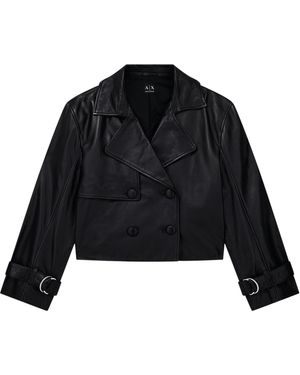 AX-ARMANI Jacket Xw002438 Double Chest - Black