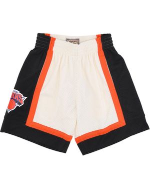 Mitchell &amp; Ness Herren-Basketballshorts Nba Team Color Swingman Shorts Hardwood Classics 1996 Neykni - Rot