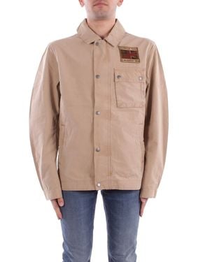Barbour Jacket Mca0976 Be51 Workers Casual Outerwear - Natural