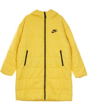 Nike Long Down Jacket Sportswear Core Parka - Yellow